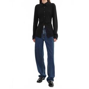 NEW LAMARQUE kai fitted shirt in black